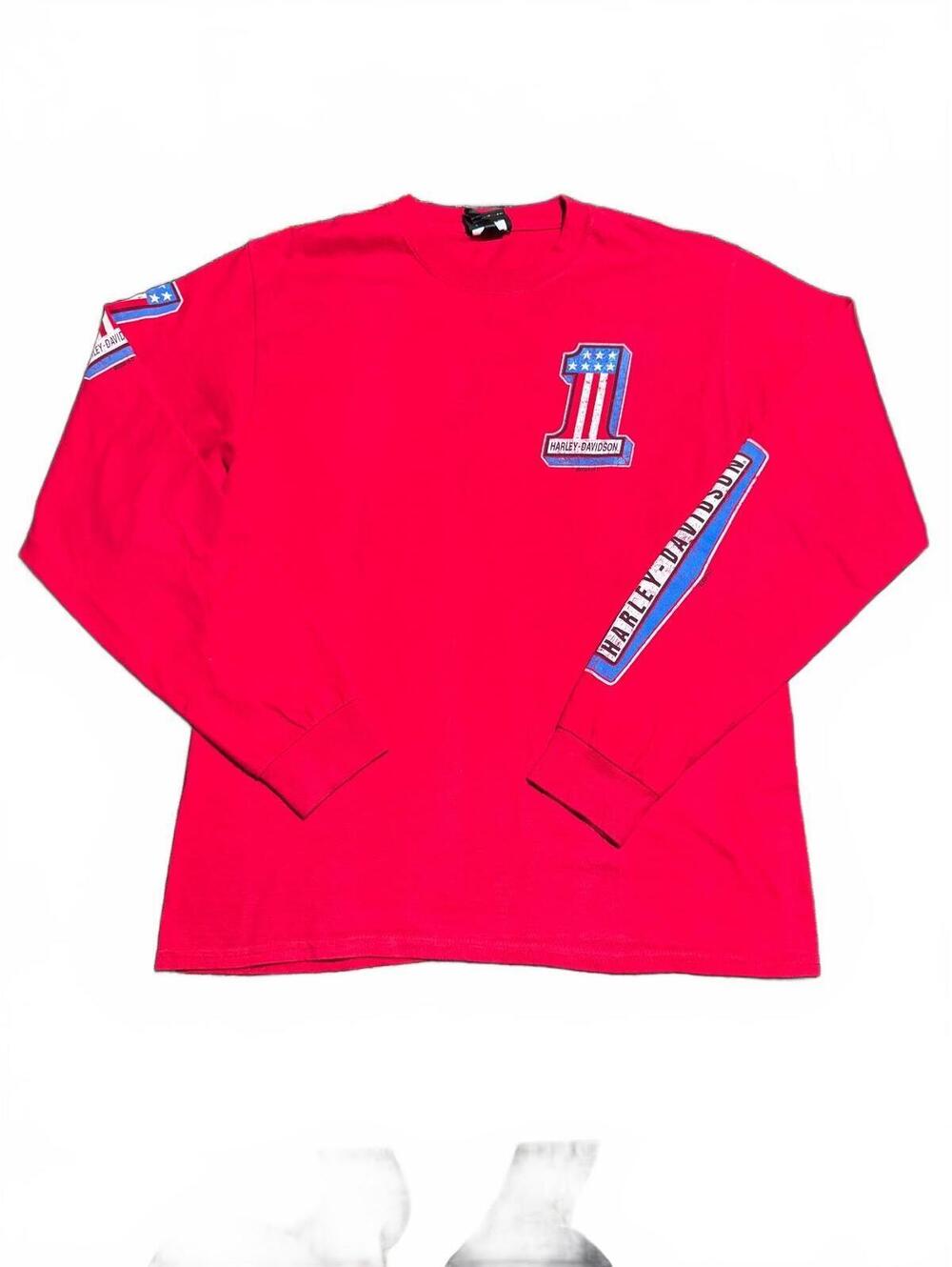 Long Sleeve Harley-Davidson House of Thunder dealer(0162)